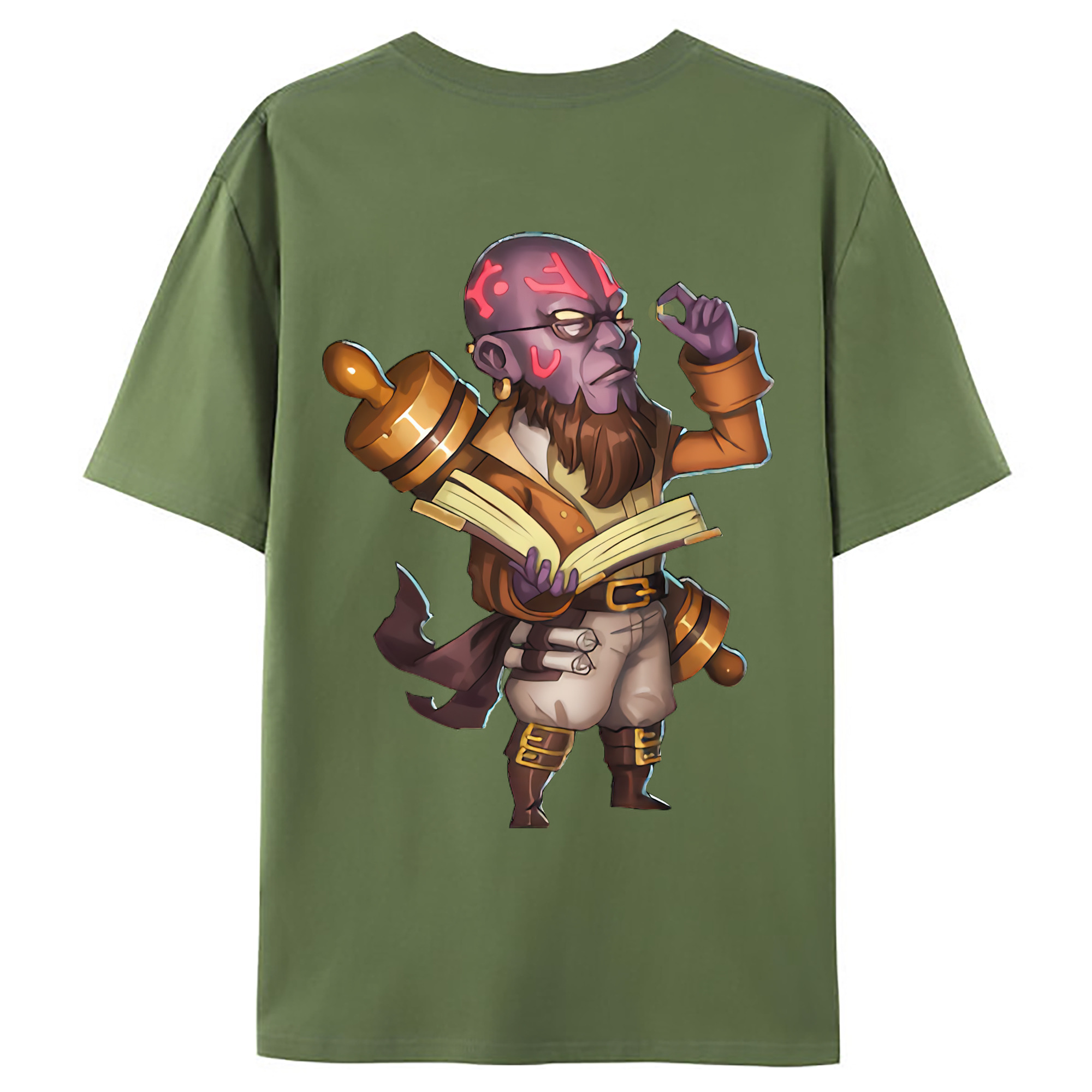 （画像用） リーグ・オブ・レジェンド League of Legends LOL 綿100％ メンズ半袖Tシャツ（バックプリント） 通気性